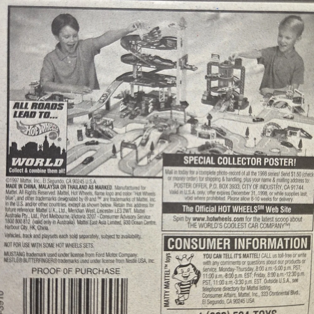 Mattel Hot Wheels vintage 1997
